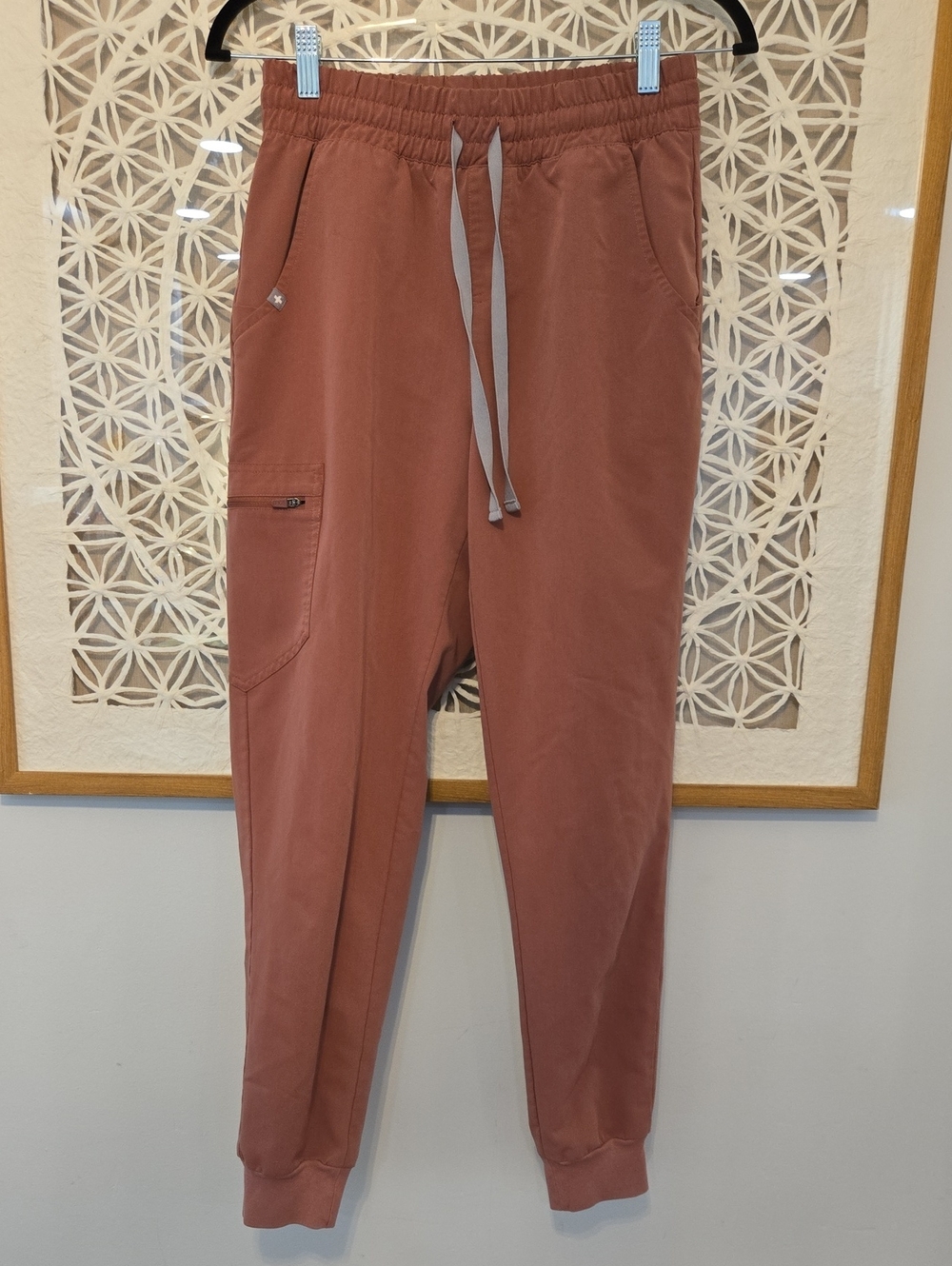 Figs Zamora Jogger Scrub Pants Mauve Size Small